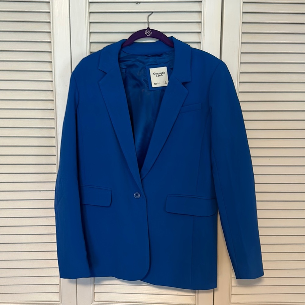 Women’s Blue Blazer, Abercrombie and Fitch